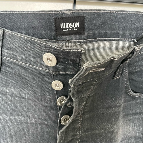 Hudson Sartor Slouchy Skinny Jeans Gray - Picture 4 of 7